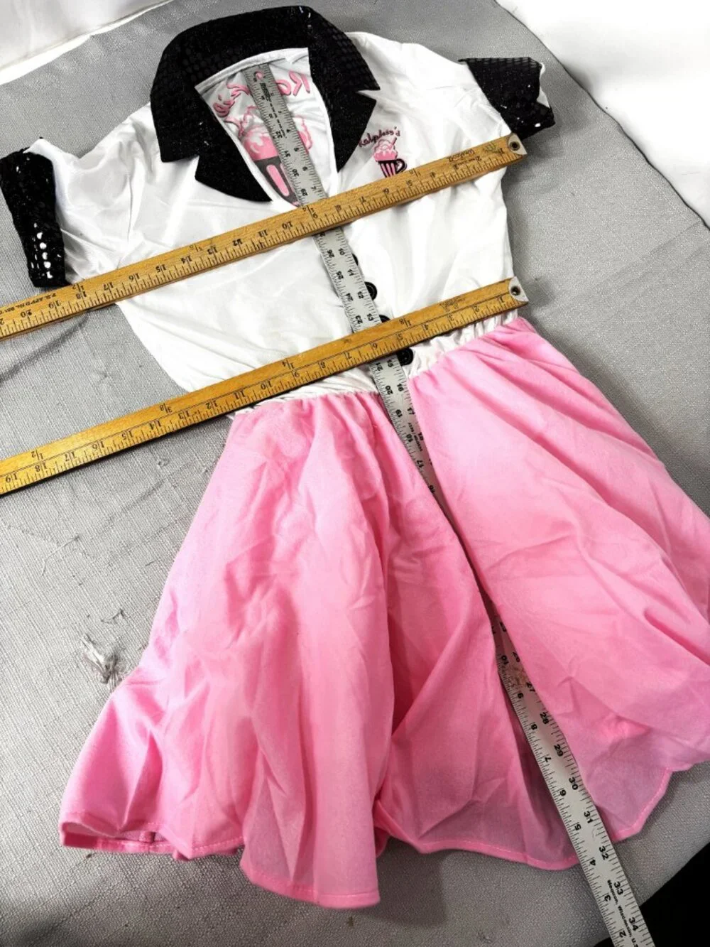 5o’s Ralphie’s Soda Pop Girl Costume by Rubie’s NWT NOS Child Sz 12-14